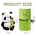 Shapeazy Cute Panda Plush Toy with Bamboo Cover Kawaii Panda Stuffed Toy Animal Panda Plush Doll Pillow for Kids Funny Birthday Gift 98in - Image 4