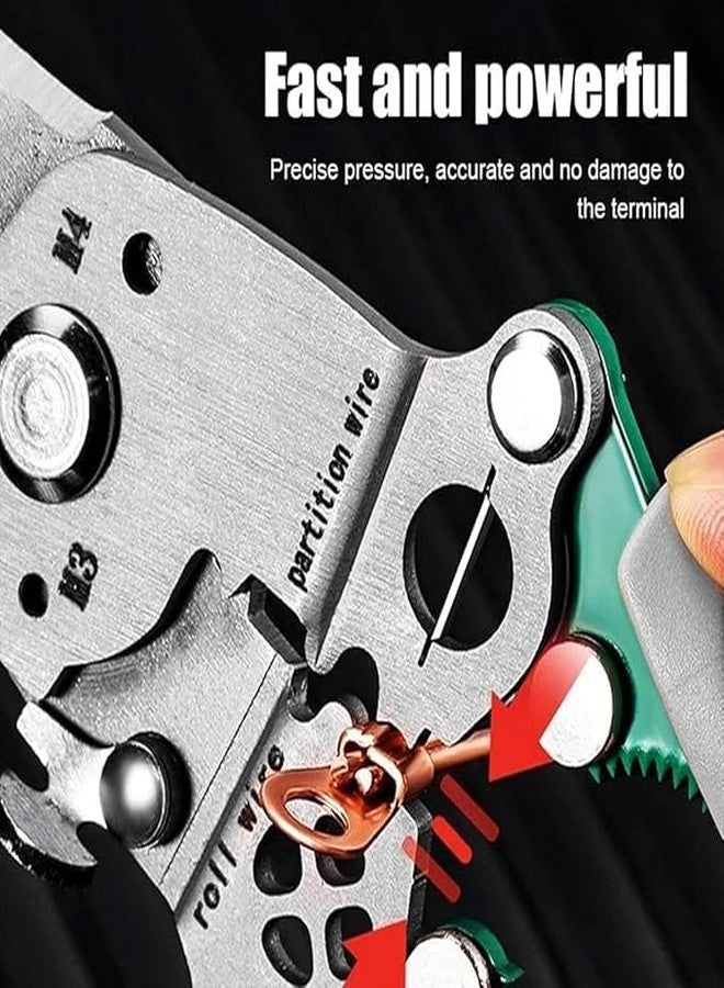 DHRUNA All in 1 Multifunction Stainless Steel Wire Stripper/Wire Crimping Tool, Wire Cutter, Wire Crimper, Cable Stripper, Wiring Tools (wire stripper Black) - Image 4