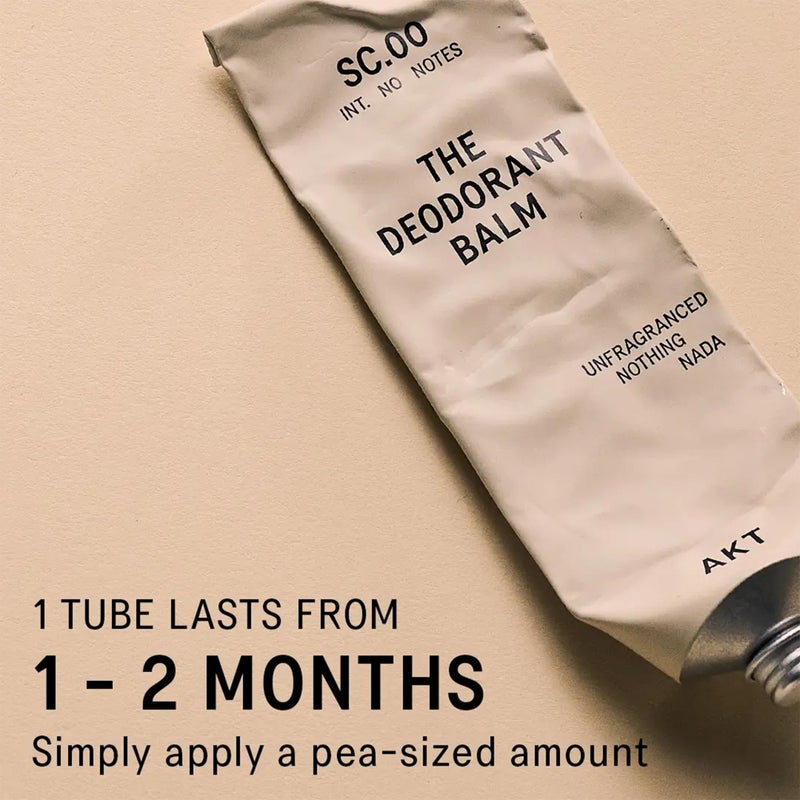 AKT Deodorant Balm 1.7 Fl Oz, Natural Deodorant for Men and Women, Award-Winning, Multi-use, Fragrance Free Cream Deo Without Aluminum, Suitable for Sensitive Skin, Plastic Free, All Genders - Image 3