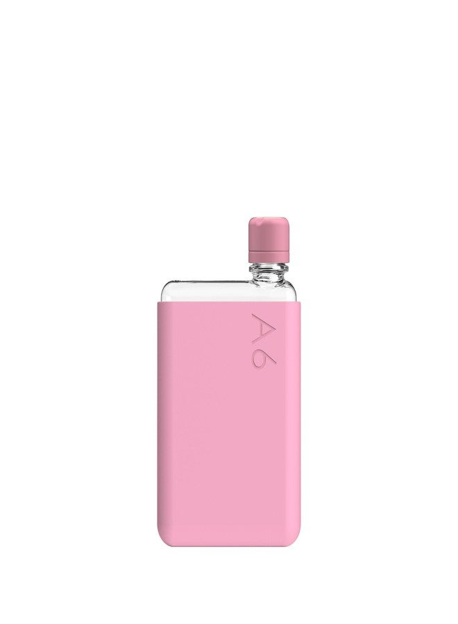 memobottle A6 (Cherry blossom) Bundle - 12oz (375ml) - Bottle, silicone sleeve & lid | Compact Water Bottle For Bags & Small Pockets | BPA Free Tritan | Modern, Minimalist | For Gym & Work - Image 1