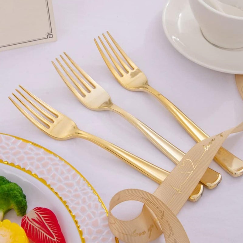 Disposable Plastic Cutlery Set 30pcs Party Spoon Fork Knife -time Dinnerware for Buffet and Party Accessories - Image 5