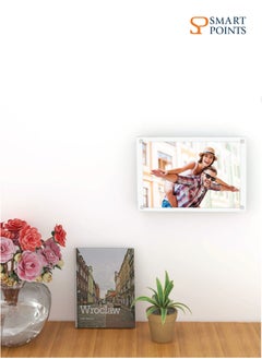 SMARTPOINTS A4 Wall Mounted Photo Frame for 21x29.7cm, Double Panel Clear Acrylic Picture/Certificate Frame  - Image 3
