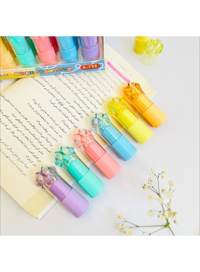 Pack of  Highlighter Set 6 Pens cat claw. - Image 4