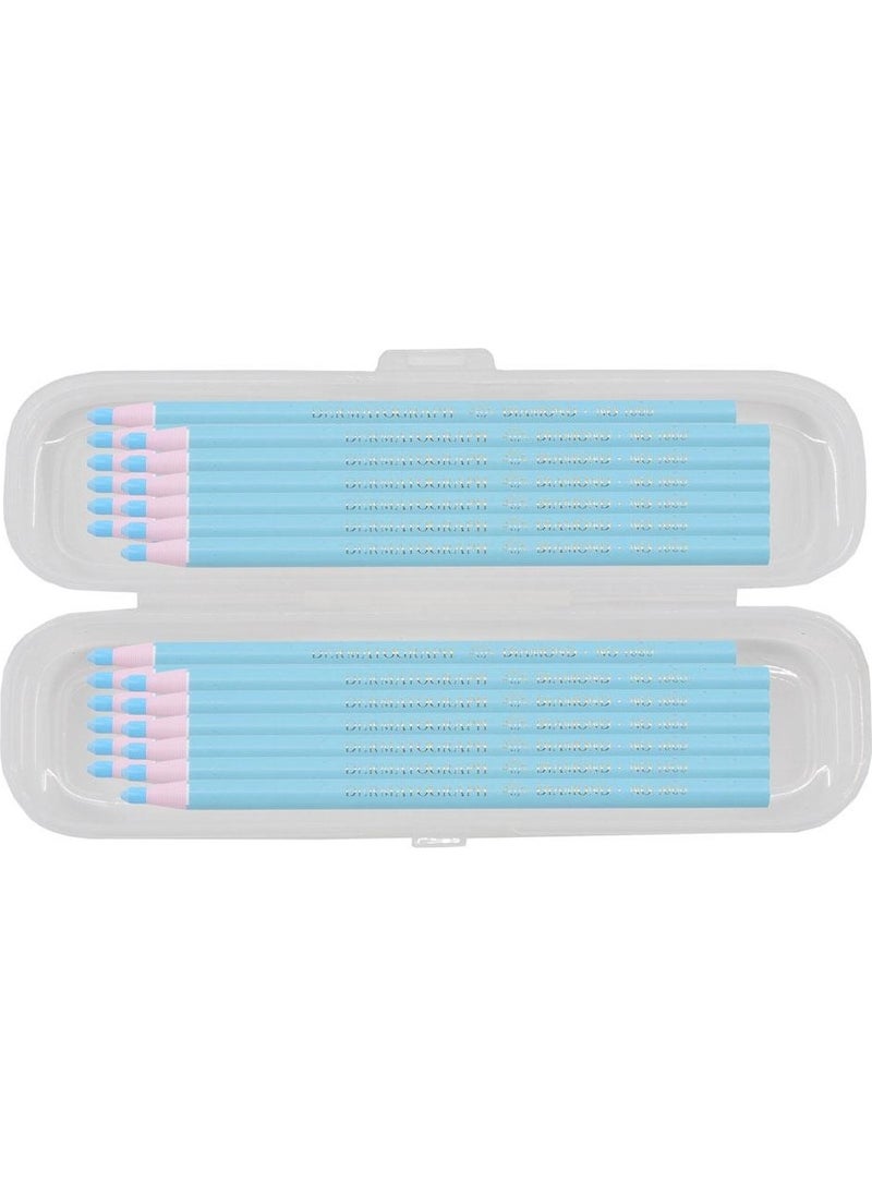 Ekoset Diamond China Marker String Pen Marking Pen Light Blue 24 Pcs  - Image 1