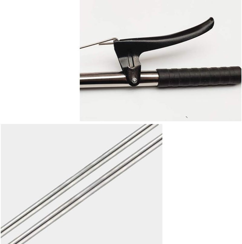 TRADY أداة التقاط القمامة 36 بوصة مع ذراع ممتد من الفولاذ المقاوم للصدأ + بلاستيك هندسي ABS - Image 3