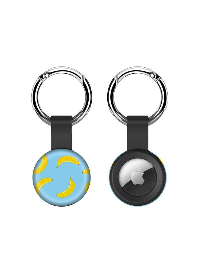 Stylizedd - Airtag Case Metal Key Ring with Tough Case for Apple Airtag cover - Rolling Bananas - Image 1