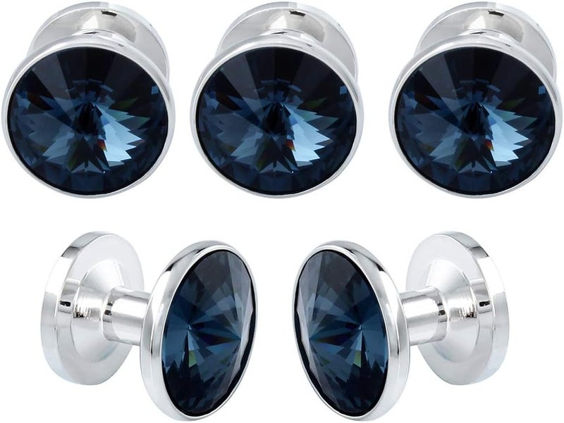 HAWSON Cufflinks for Men with 4/6 pcs Shirt Studs Set, Gift Box Packed, Mens Jewelry or Accessories for Wedding, Party, Anniversary, Birthday - Image 4