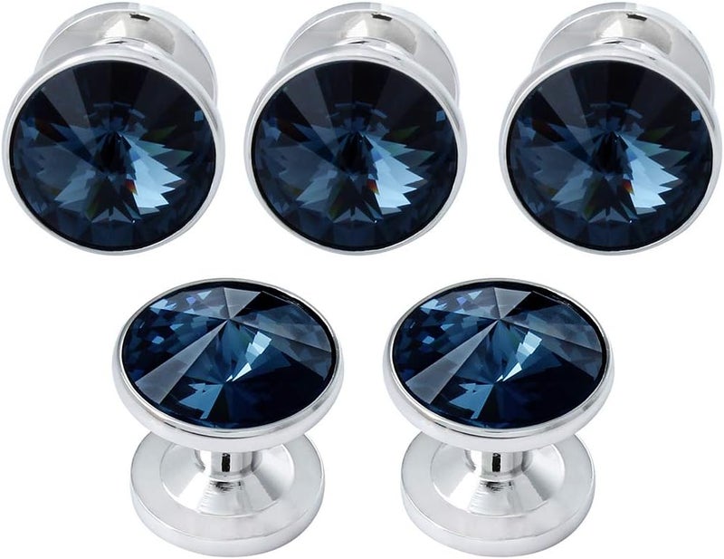 HAWSON Cufflinks for Men with 4/6 pcs Shirt Studs Set, Gift Box Packed, Mens Jewelry or Accessories for Wedding, Party, Anniversary, Birthday - Image 5