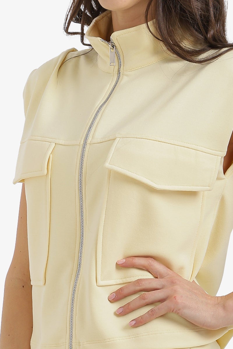 Carina Zip-Up Lounge Vest - Image 4