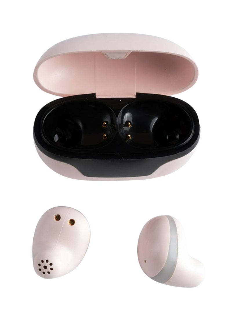 GREEN LION Mini Pods with Digital Display, Lightweight Design, Long Battery Life, Multi-use Key, 10m Effective Distance, 4 Hours Earphone Playtime - Pink  - Image 1