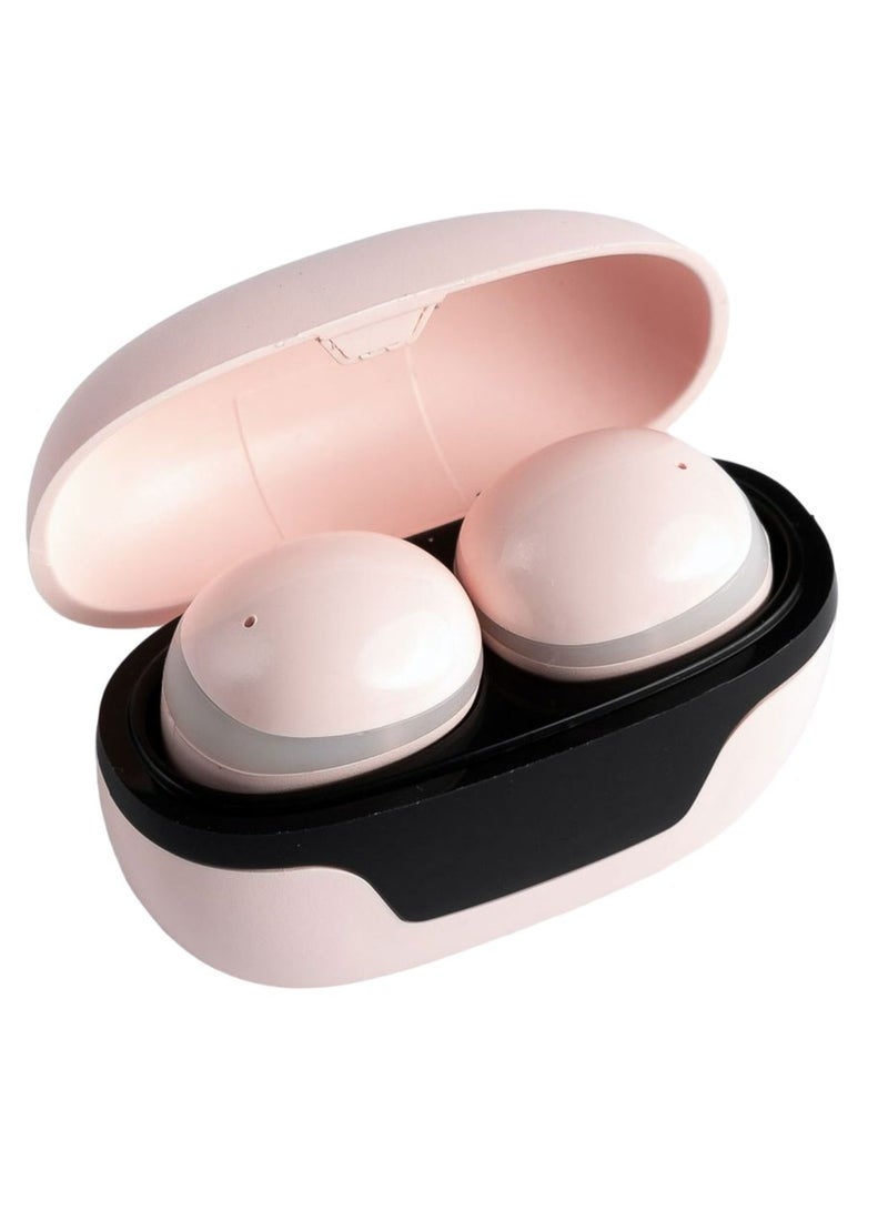 GREEN LION Mini Pods with Digital Display, Lightweight Design, Long Battery Life, Multi-use Key, 10m Effective Distance, 4 Hours Earphone Playtime - Pink  - Image 2