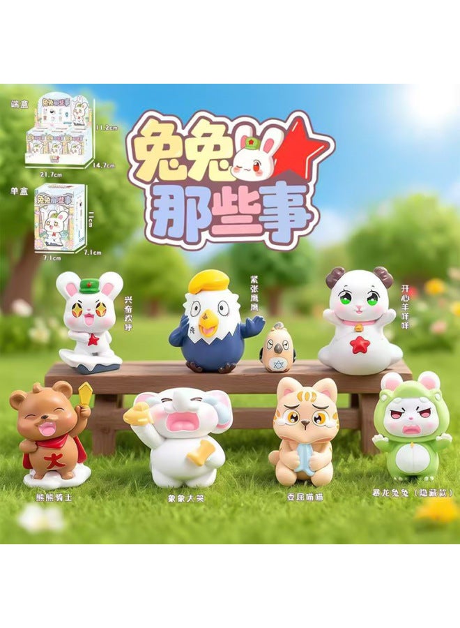 Shake Sound Hot Shen Beast Jiwa Series Blind Box Creative National Tide Home Entrance Ornaments Hand-made Tide Play Gifts