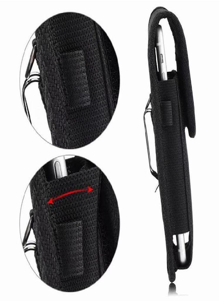 Eckek - Men Universal Vertical Mobile Phone Bag Belt Waist Bag Carrying Cell Phone Fanny Pack - Image 1