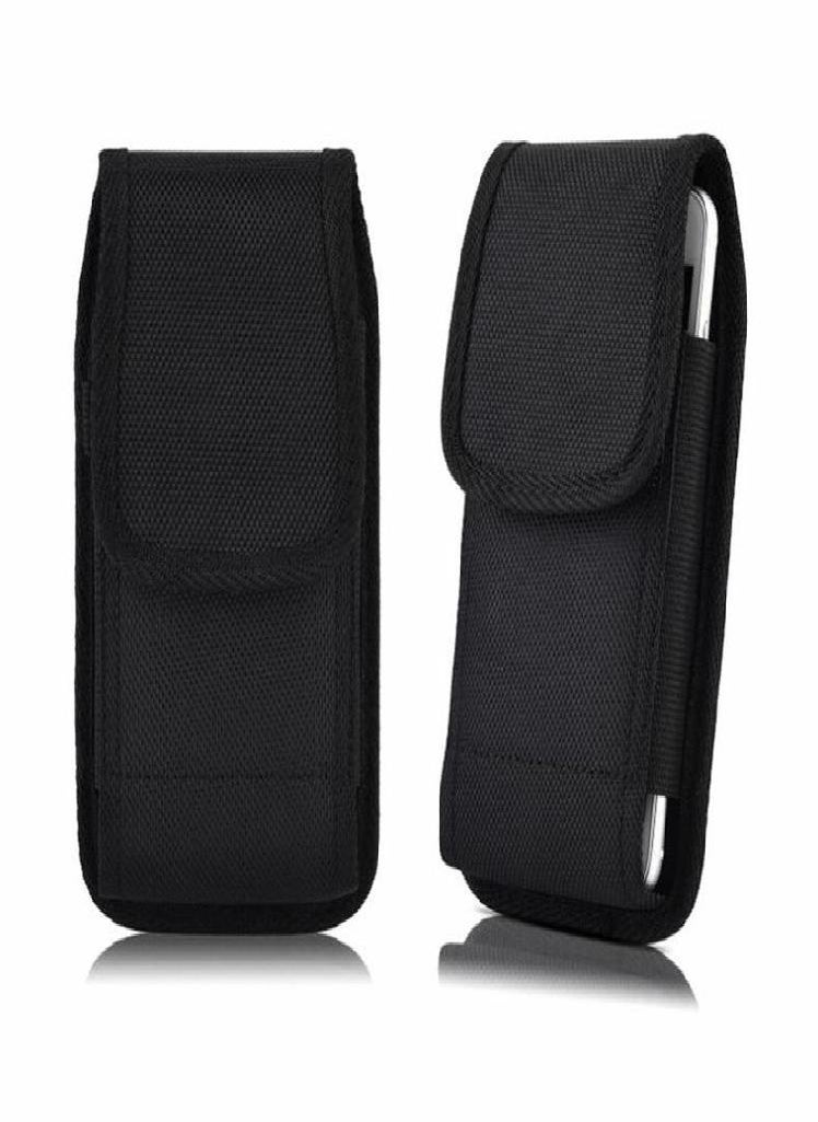 Eckek - Men Universal Vertical Mobile Phone Bag Belt Waist Bag Carrying Cell Phone Fanny Pack - Image 1
