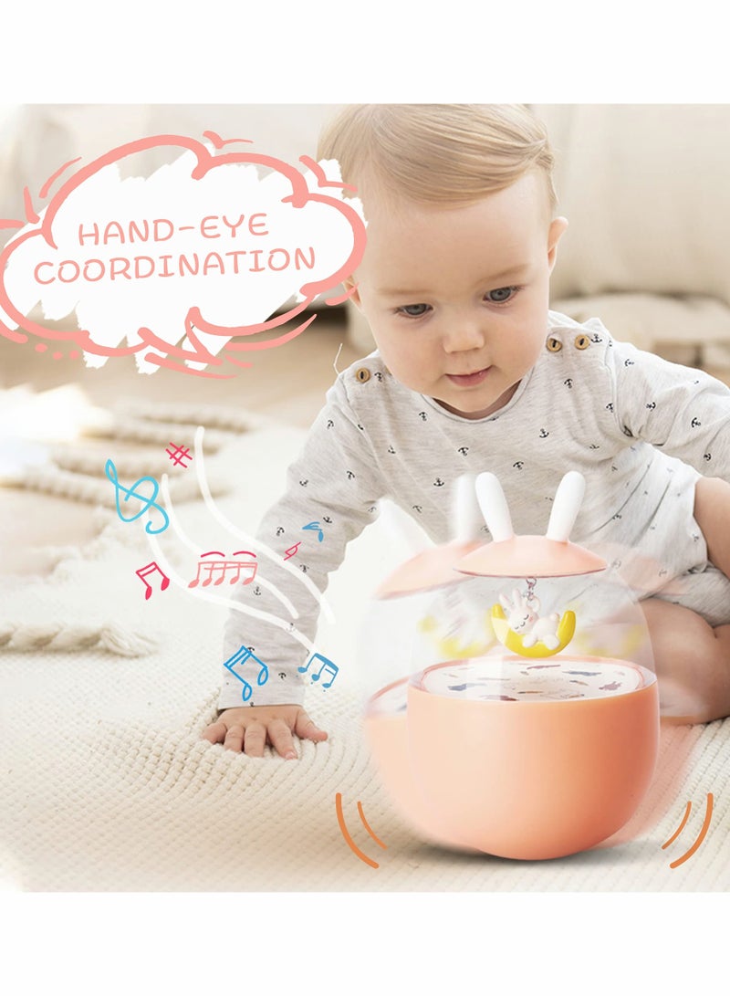 Roly Poly Tumbler Toy for Infants in Pink Color - Image 3