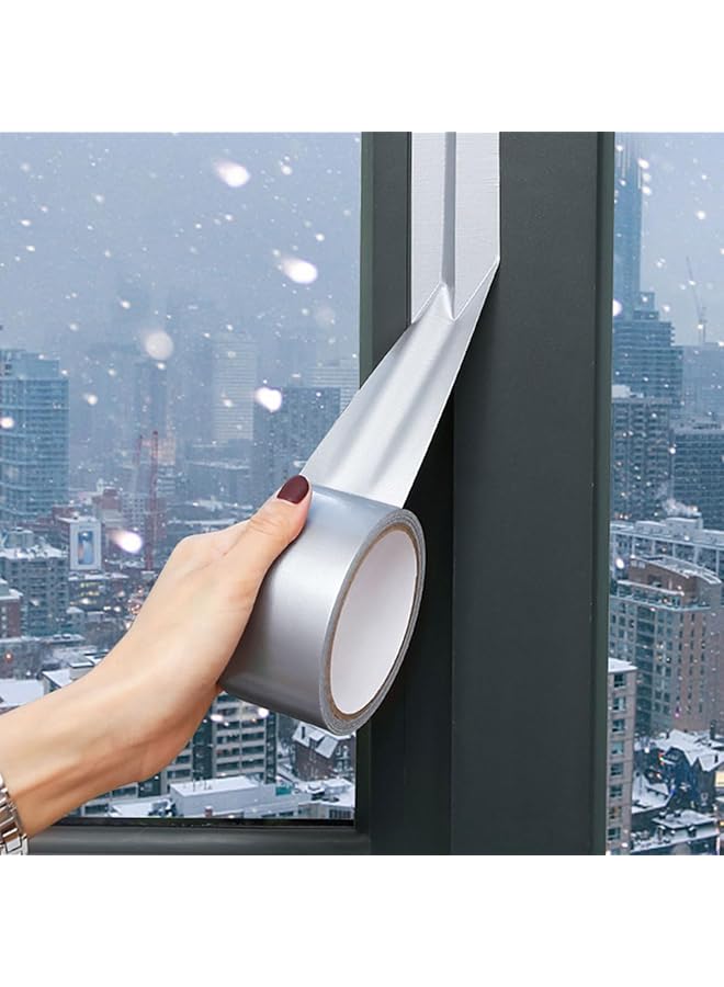 إيروريكس شريط لاصق قوي رمادي اللون بطول 5 سم × 13.6 متر، متين ومقاوم للماء في جميع الظروف الجوية - Image 2