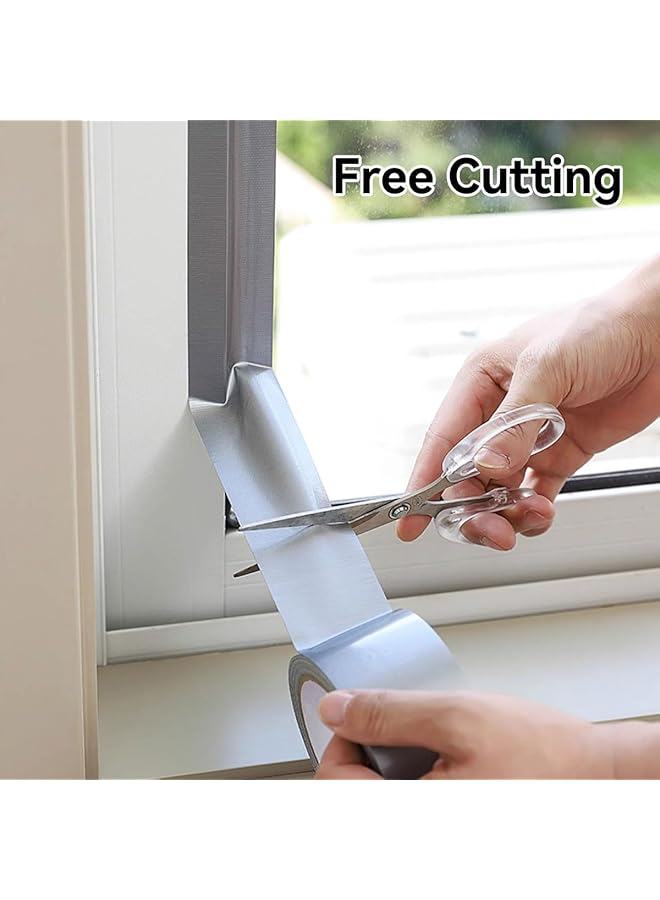 إيروريكس شريط لاصق قوي رمادي اللون بطول 5 سم × 13.6 متر، متين ومقاوم للماء في جميع الظروف الجوية - Image 3