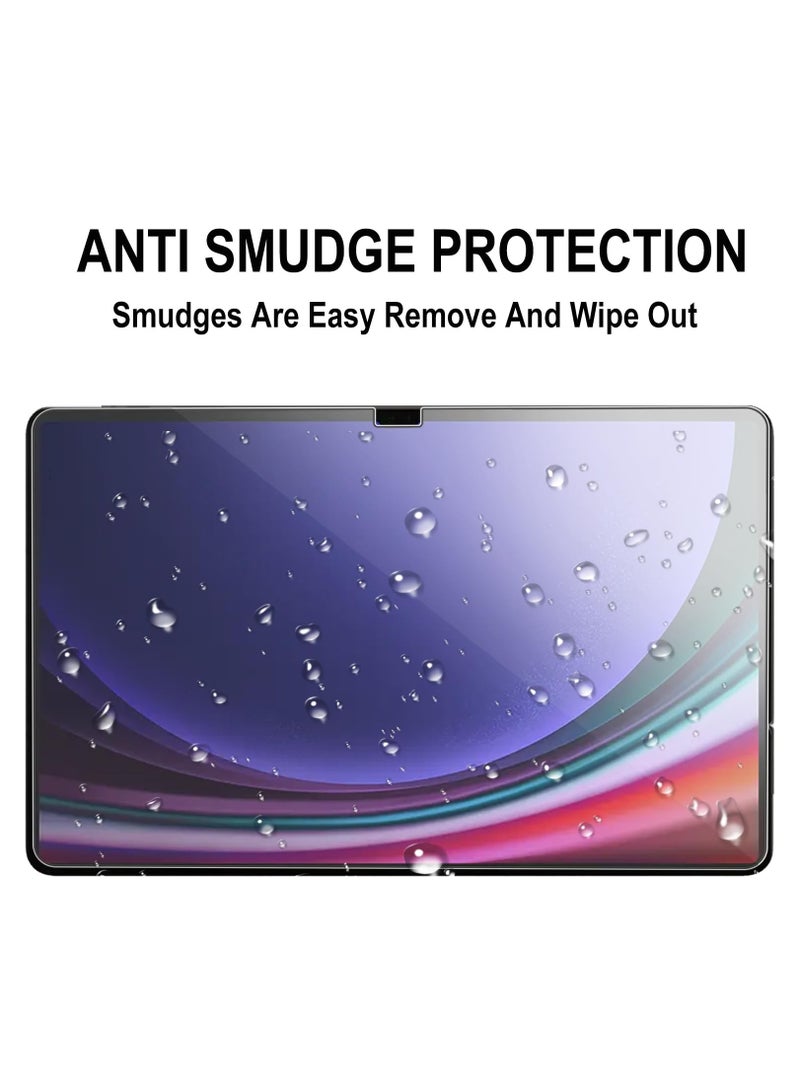 Tempered Glass Screen Protector for Samsung Galaxy Tab S9 FE Plus 12.4inch 9H Hardness HD Anti-Scratch Tempered Glass Film Bubble Free High Touch Sensitivity Screen Protector - Image 4