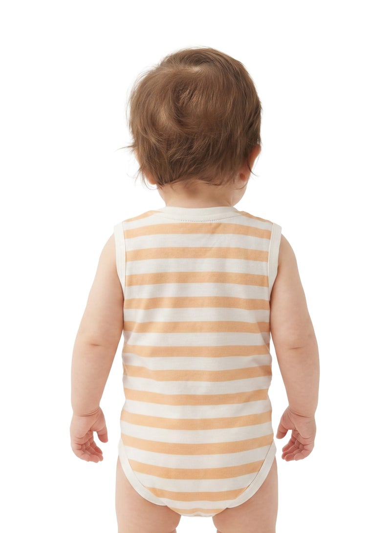 AIKO Infant AOP Cotton Interlock Bodysuit – Stripe Edition - Image 2