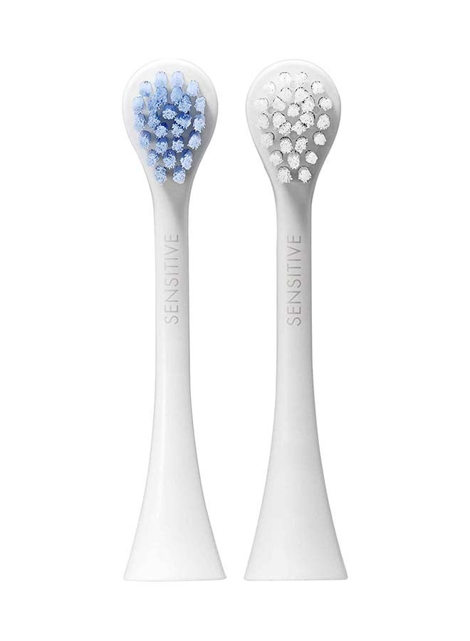 CURAPROX Hydrosonic Pro Brush Head ‘Sensitive’, 2 Pieces - Electric Toothbrush Heads / Replacement Toothbrush Heads - 2 Pack - Image 1