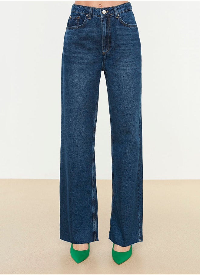 trendyol - High Waist Wide Leg Jeans - Image 1