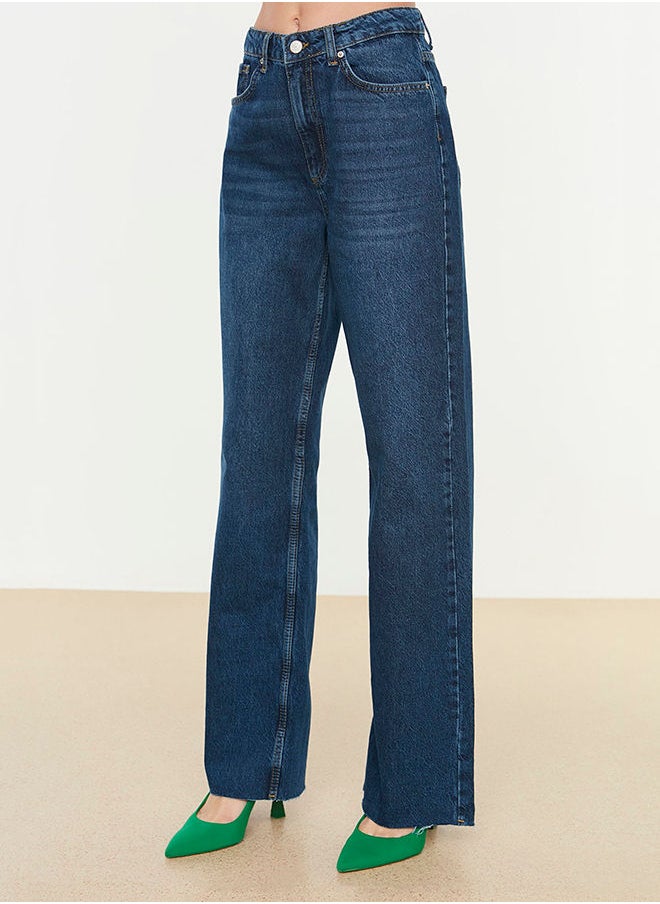 trendyol - High Waist Wide Leg Jeans - Image 1