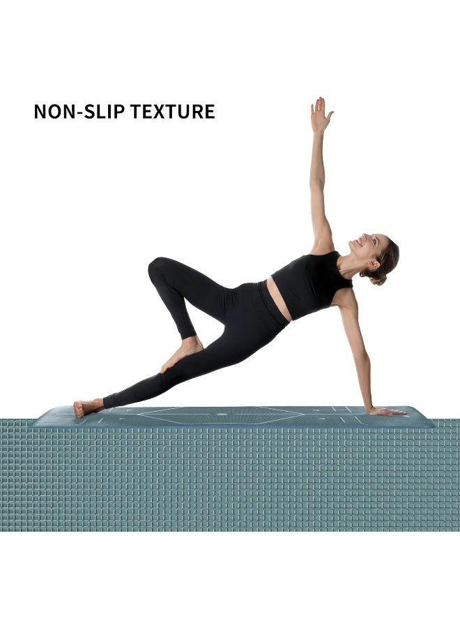 PROIRON Yoga Mat Patented Alignment System Exercise Mat Non Slip Pilates Mat for All Types of Yoga, Pilates & Floor Workouts with Carrying Bag - Image 4