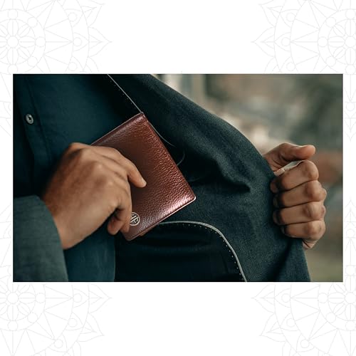 HAMMONDS FLYCATCHER Genuine Leather Wallet Keyring Combo, Valentine's Gift For Boyfriend And Husband, Birthday Gift For Boyfriend, Leather Wallet & Keyring Combo, Gift Ideas,brown - Image 5