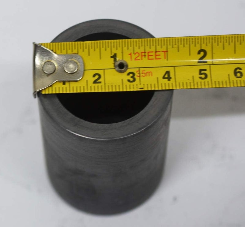 OTOOLWORLD Smelting Lab Graphite Crucible with Cover Lab Supply 40MM X 60MM - Image 2