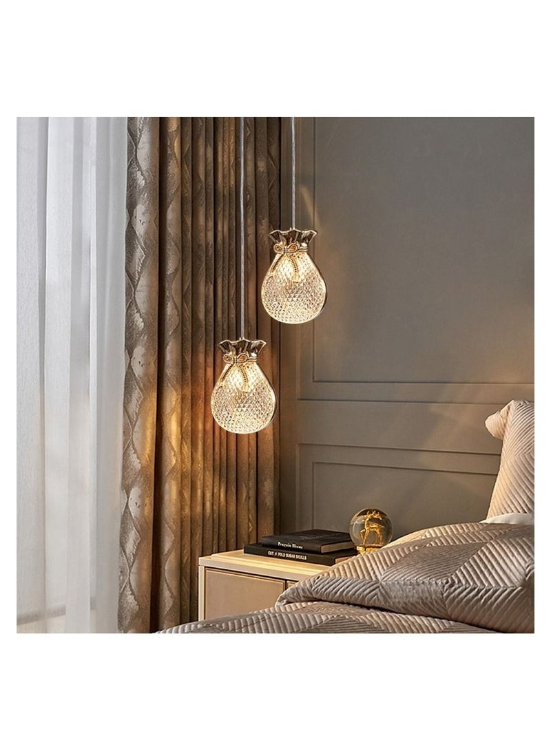 C M E Double Crystal Pendant Light  - Image 3