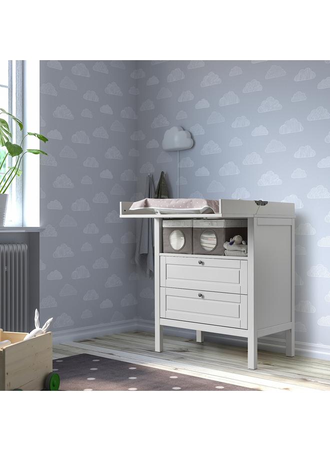 Zaboon Box, Grey/Dotted White, 25X37X22 Cm - Image 2