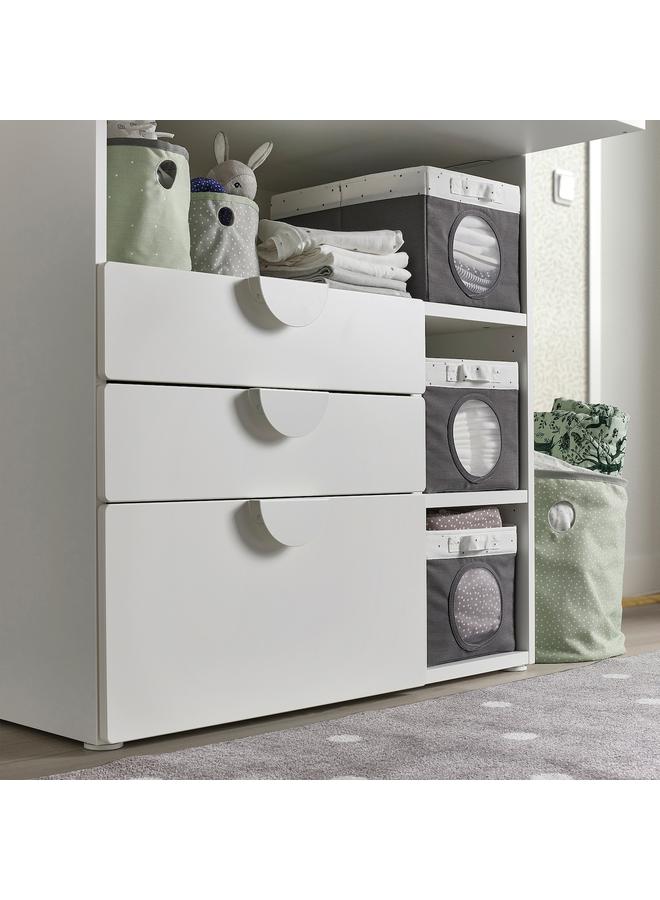 Zaboon Box, Grey/Dotted White, 25X37X22 Cm - Image 3