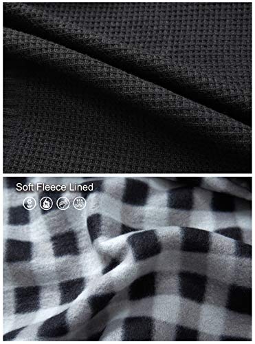 Gioberti Boy's Knitted Full Zip Cardigan Sweater with Soft Brushed Flannel Lining, Black, Size 6 - Image 5