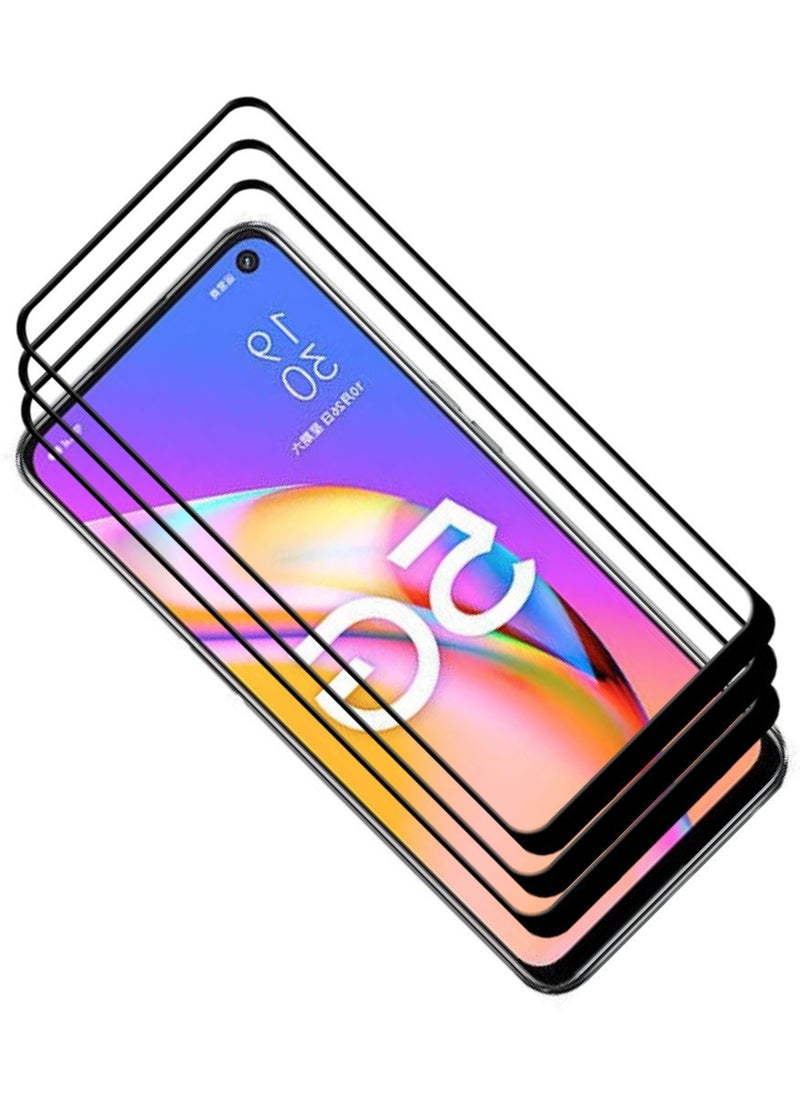 ACLIX 3 Pieces Antistatic ESD Dustproof Premium Quality High Definition Tempered Glass Screen Protector Designed For Oppo A93 5G - Image 1