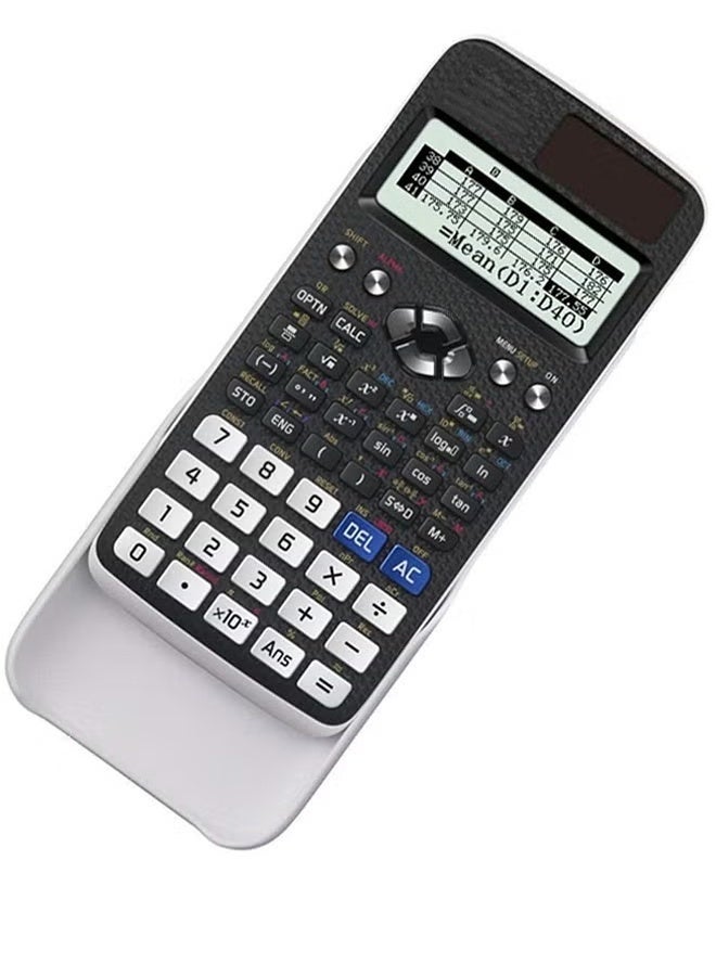 ليكسين آلة حاسبة علمية متعددة الوظائف من ليكسين (أسود/أبيض) - Image 4