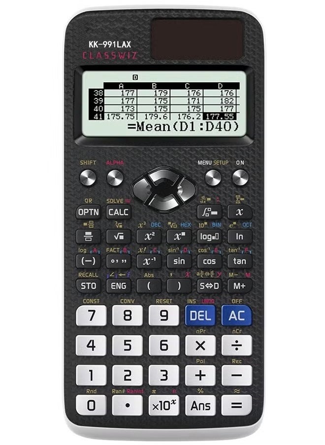 LEXIN KK-991LAX Scientific Calculators Black/White  - Image 1