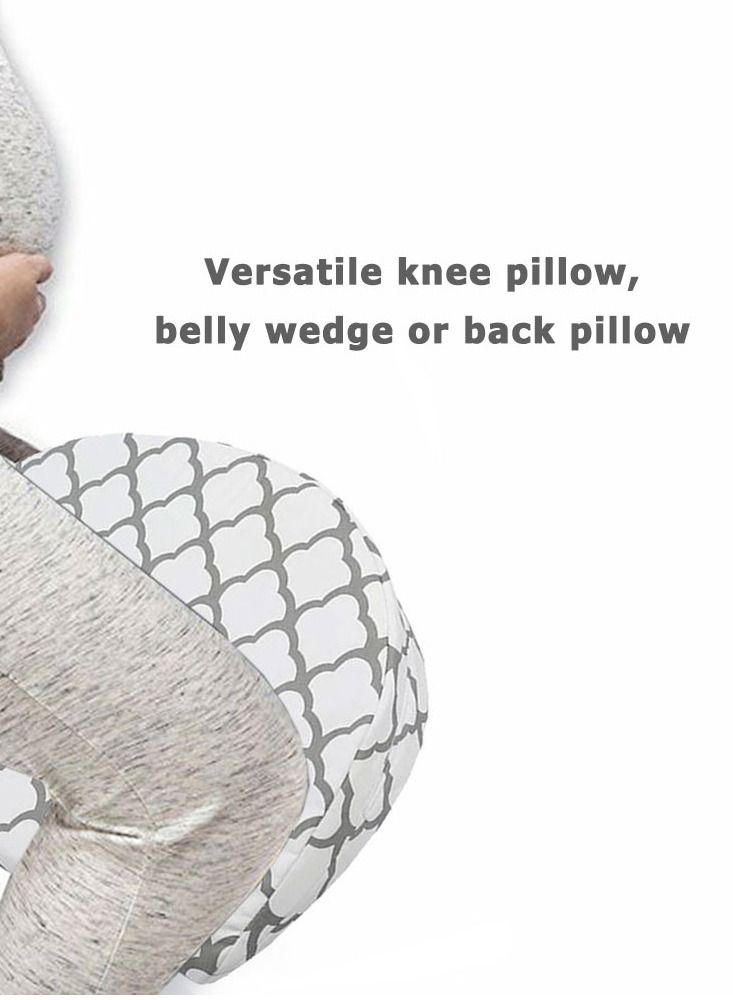 MARGOUN Pregnancy 4 Pack Pillow Wedge For Sleeping belly Support, Maternity Wedge Pillow White  - Image 5