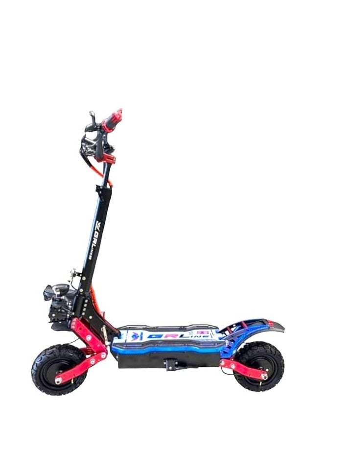 ROHAN WINGS S6 Kick Scooter 2024 - Dual Motor (2000W Each) | 48V 23Ah Battery | Digital Huge Display Meter | Speed up to 67km/h | Foldable & Adjustable Design | Black Color | Perfect for High-Performa - Image 1