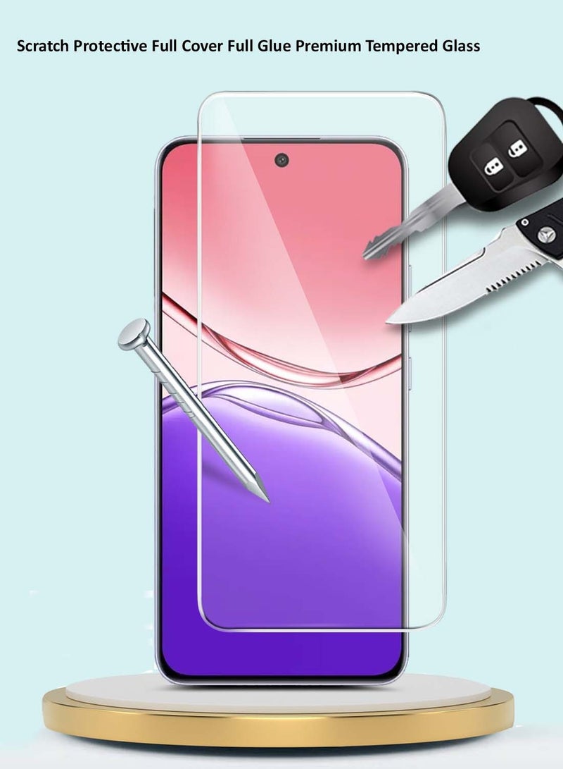 GMAX Oppo A5i Pro / Oppo A5i 2025 GMAX Premium Series Curved Edges 9H 2.5D Tempered Glass Screen Protector - Clear - Image 3