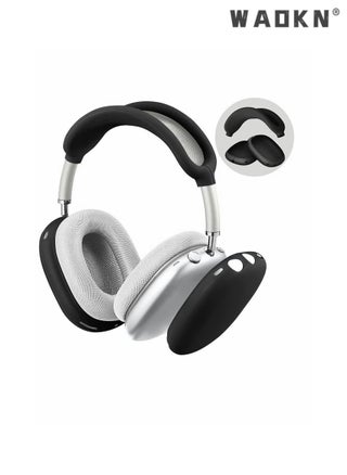 Silicone Headphone Case Suitable for AirPods Max Protective Case, Anti Scratch Ear Cups Cover and Headband Cover for AirPods Max Accessories Skin Protector Accessories Black - pzsku/Z85F17C4778AC2DBAC685Z/45/_/1720427100/ed95ff3c-fb75-4f4c-8040-f1ff84722ff7