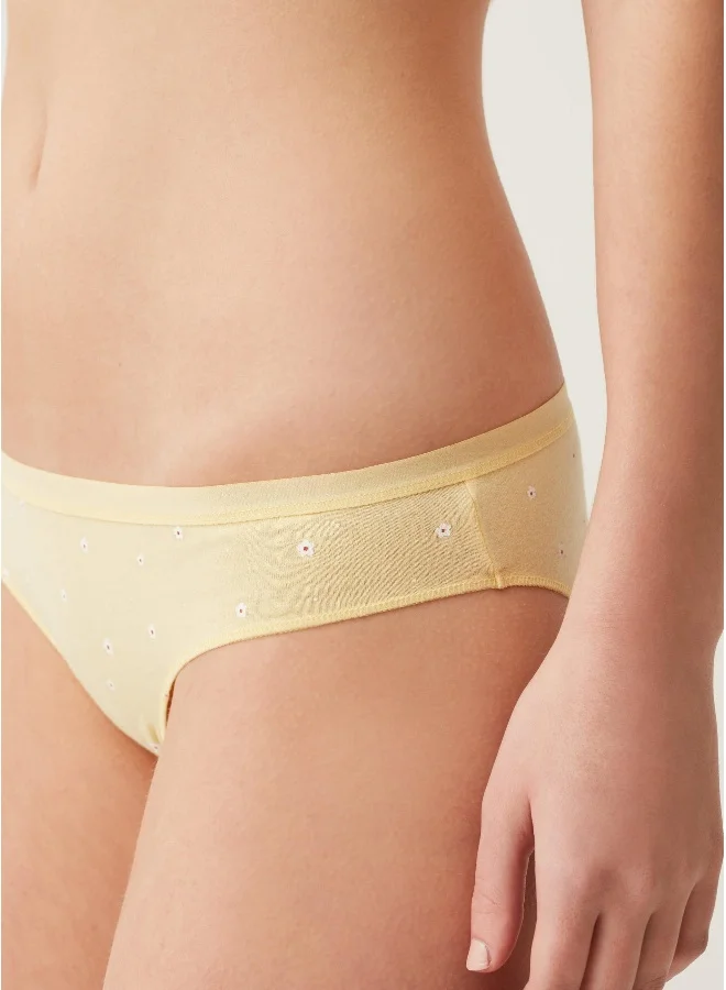 Ovs Five-pack patterned organic stretch cotton briefs