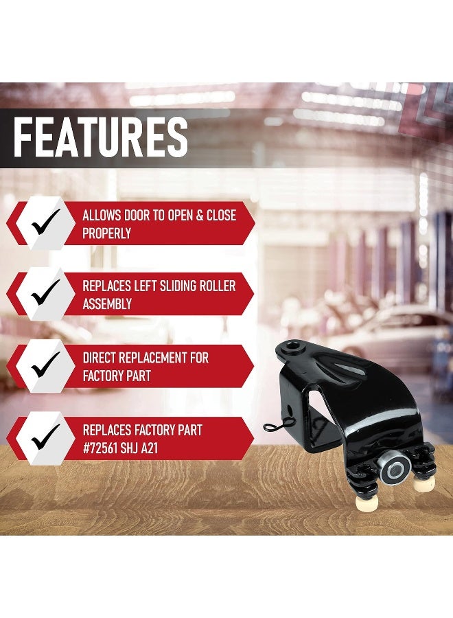 AA Ignition Left Power Sliding Door Roller Assembly - Center Male - Replaces 72561-SHJ-A21, 924-128, 72561SHJA21 - Compatible with Honda Odyssey 2005, 2006, 2007, 2008, 2009, 2010 EX, EX-L, Touring model - Image 2