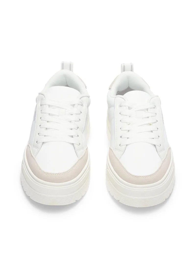 HUGO Platform trainers with suede trims