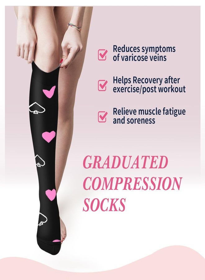 SOOVERKI Compression Socks for Women & Men 6 Pairs is Best Supportive Knee High Stockings for Circulation, Travel, Nurses - Image 3