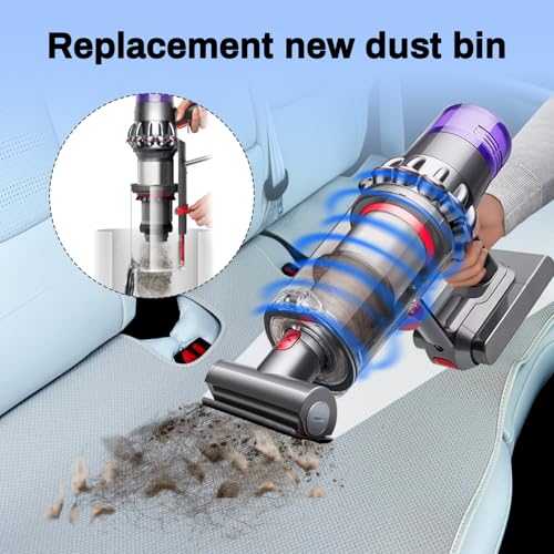 keluke Dust Bin Replacement Compatible with Cyclone V10 Absolute,V10 Animal, V10 Animal Pro,V10 Total Clean +,SV12 Cordless Vacuum Cleaners,Canister Replacement Parts - Image 5