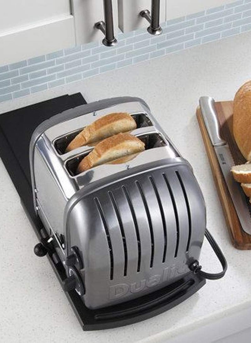 LOOPITYS Kitchen Caddy Sliding Coffee Tray Mat,12 Inch Under Cabinet Appliance Coffee Maker Toaster Countertop Storage Moving Slider With Sth Rolling Wheels - Image 5