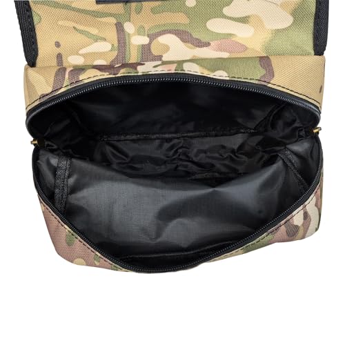 Vanlison ATV Tank Bag Saddle Bag Waterproof Motorcycle Bag Compatible with Snowmobile Sportsman Scrambler FourTrax Grizzly UTV Hanging Storage Bag Camo Brown - Image 5