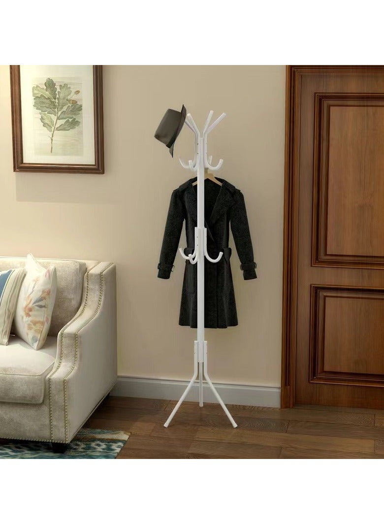 متعددة الوظائف معطف شماعات معدنية بيضاء - Image 2