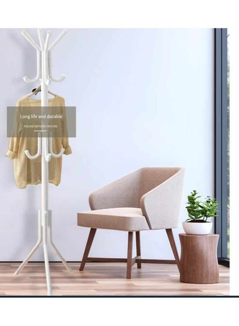 متعددة الوظائف معطف شماعات معدنية بيضاء - Image 4