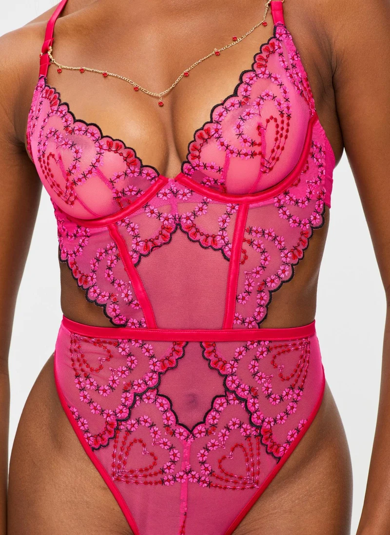 Ann Summers Bright Pink Ann Summers Cupids Love Body for Women | Best Price UAE
